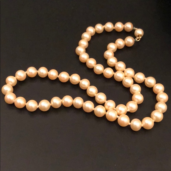 VINTAGE PEARLS PEARLS PEARLS! GORGEOUS CHAMPAGNE - Picture 2 of 4